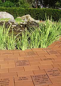 Brick Memorial Garden