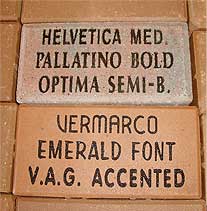 Best Fonts for Engraved Bricks