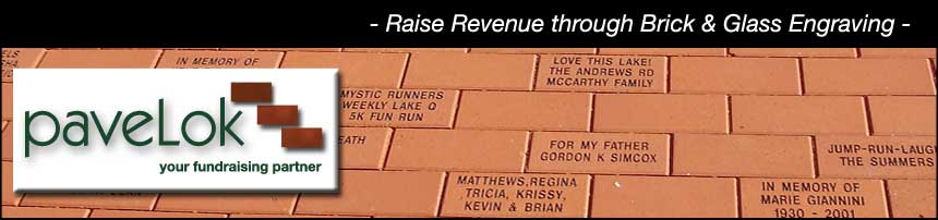 Etched Glass Fundraiser, Glass donor recognition, Engraved brick fundraising, School fundraisers, Church fundraising